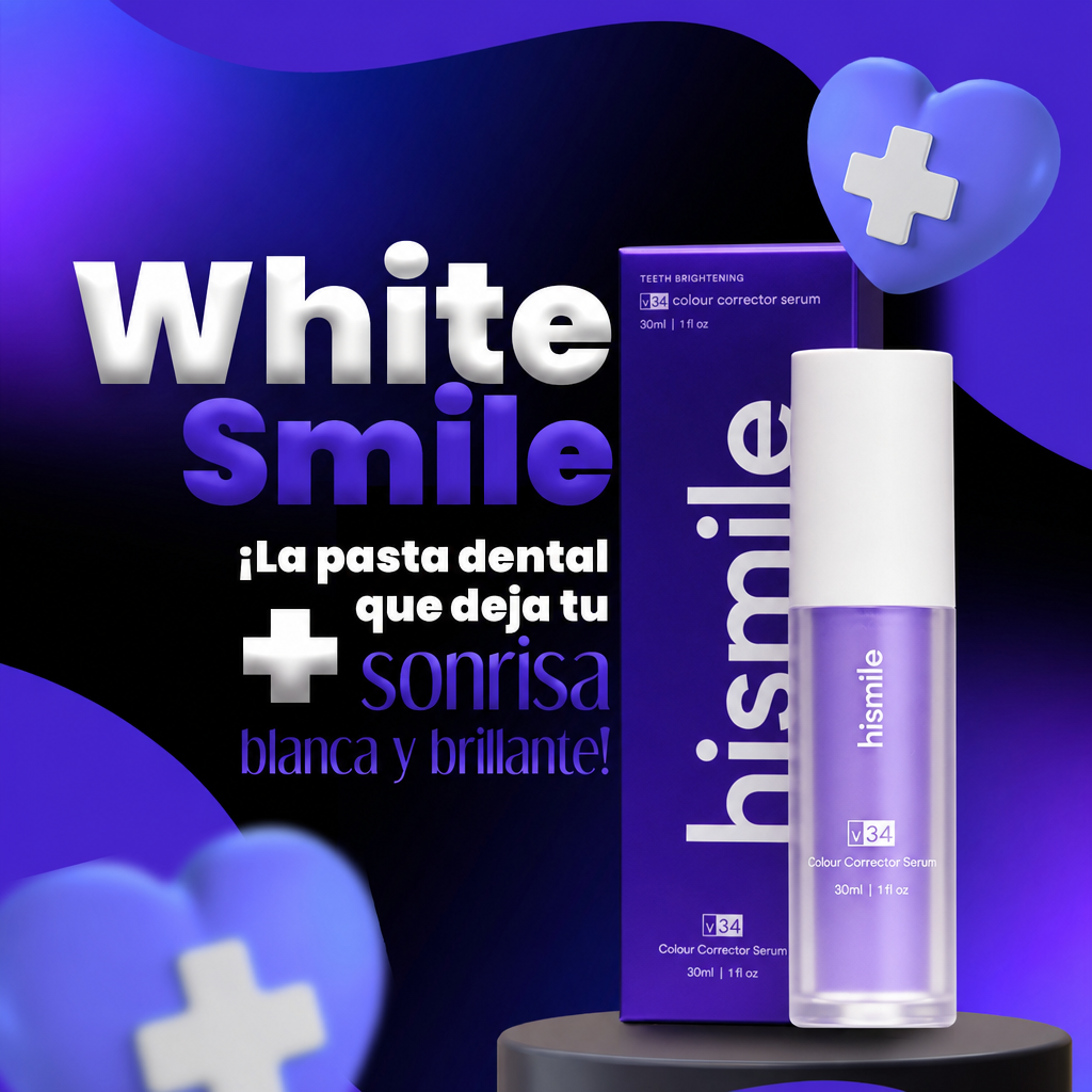 Pasta Dental Blanqueadora WhiteSmile™ | Sonrisa Más Blanca Desde Las Primeras Aplicaciones